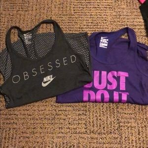 Racer tank tops Nike XS women’s